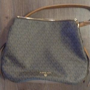 Brown MK Michael Kors tote